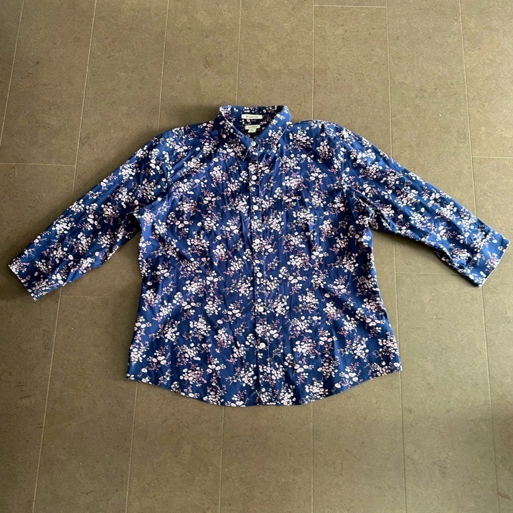 LL bean blouse size XL